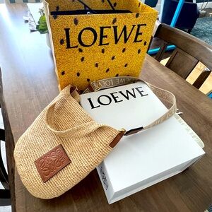 Loewe Raffia Slit bag